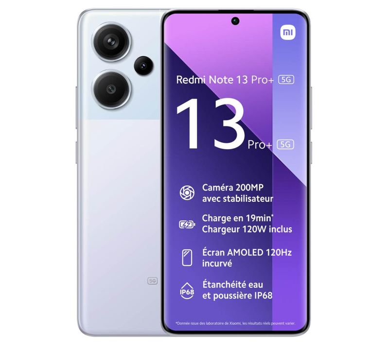Smartphone Xiaomi Redmi note 13 pro+ 5g violet 256 Go