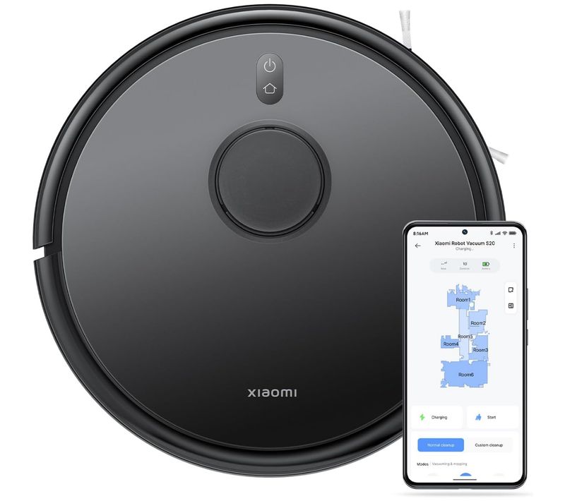 Aspirateur/laveur Robot Connecté - S20 Black