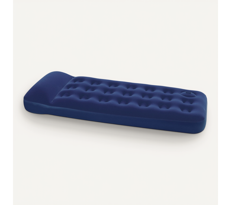 Matelas Gonflable 1 Place 183 x 76 cm Avec Pompe Intégrée