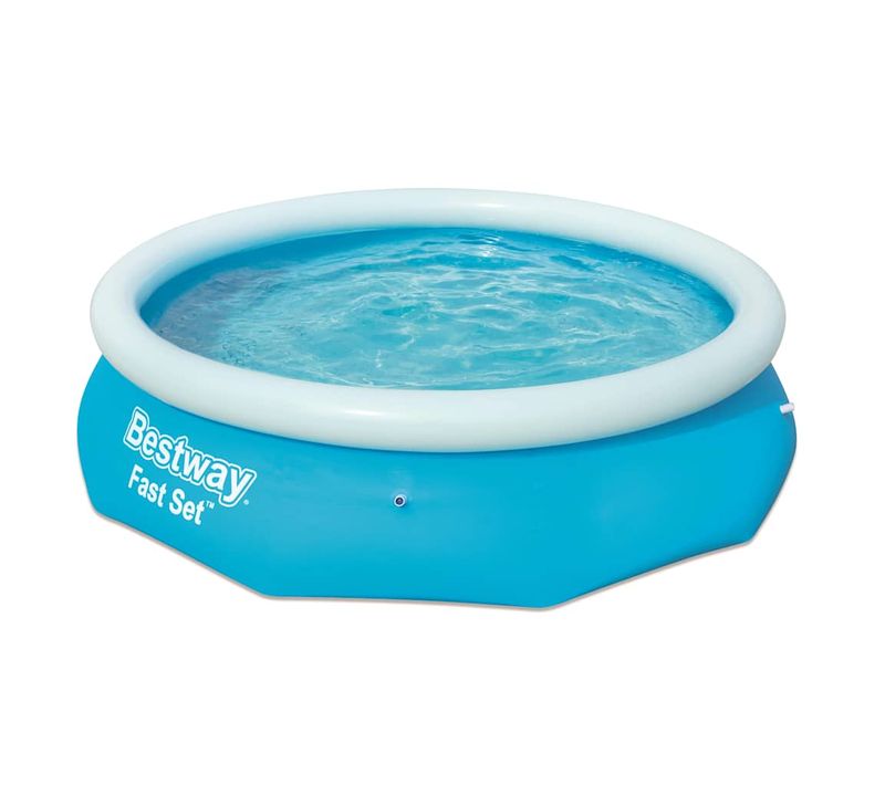 Piscine Gonflable Fast Set Rond 305x76 Cm 57266 Hors Sol Jardin Patio Terrasse Extérieur