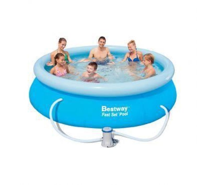 Kit Piscine Gonflable Autoportée Fast Set 3,05 x 0,76 m avec pompe filtration