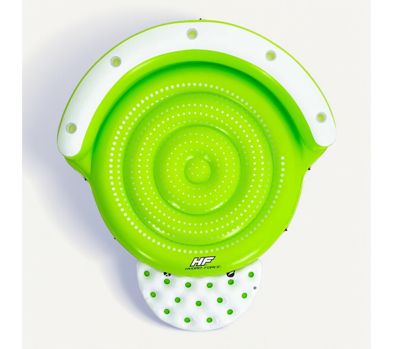 Flotteur De Piscine Hydro-force 275x255x65 Cm Vert