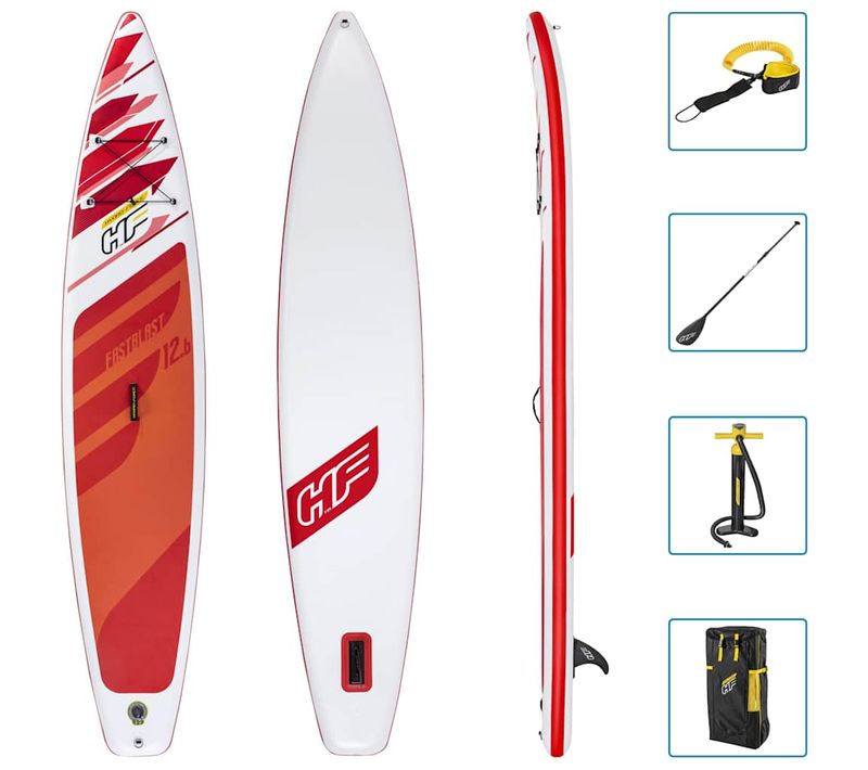 Stand-up Paddle Fastblast 381x76x15cm Pagaie, Pompe, Sac