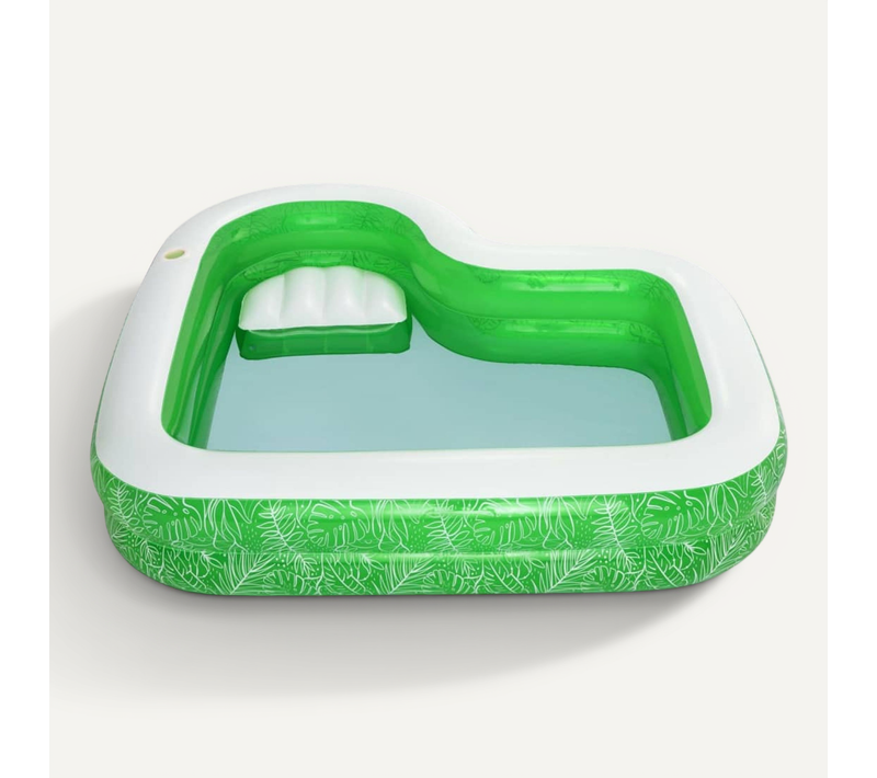 Piscine Gonflable Autoportante Pour Enfants Tropical Paradise 231x231x51 Cm