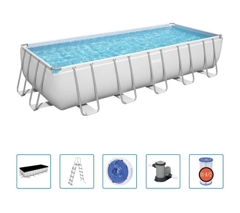 Piscine Rectangulaire Hors Sol Power Steel 19281 L