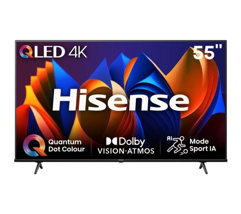 TV QLED 55" (139,7 Cm) 4k Ultra HD Smart TV Wifi Noir 330 Cd/m² - 55e7nq