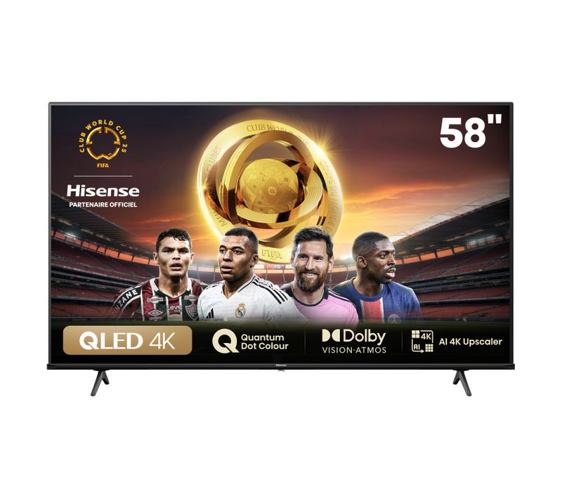 Téléviseur 4K QLED 58'' 146 cm HISENSE 58E77NQ