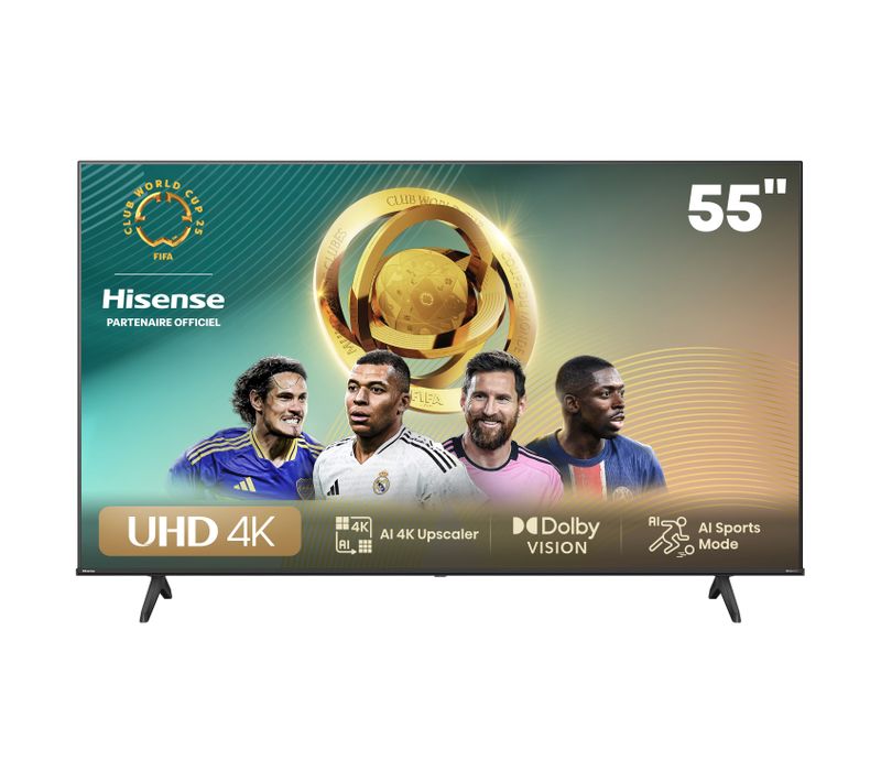 55a6n - TV LED 55" (139 cm) 4k Uhd - Dolby Vision - Smart TV - 3xhdmi - Bords Ultra Fins