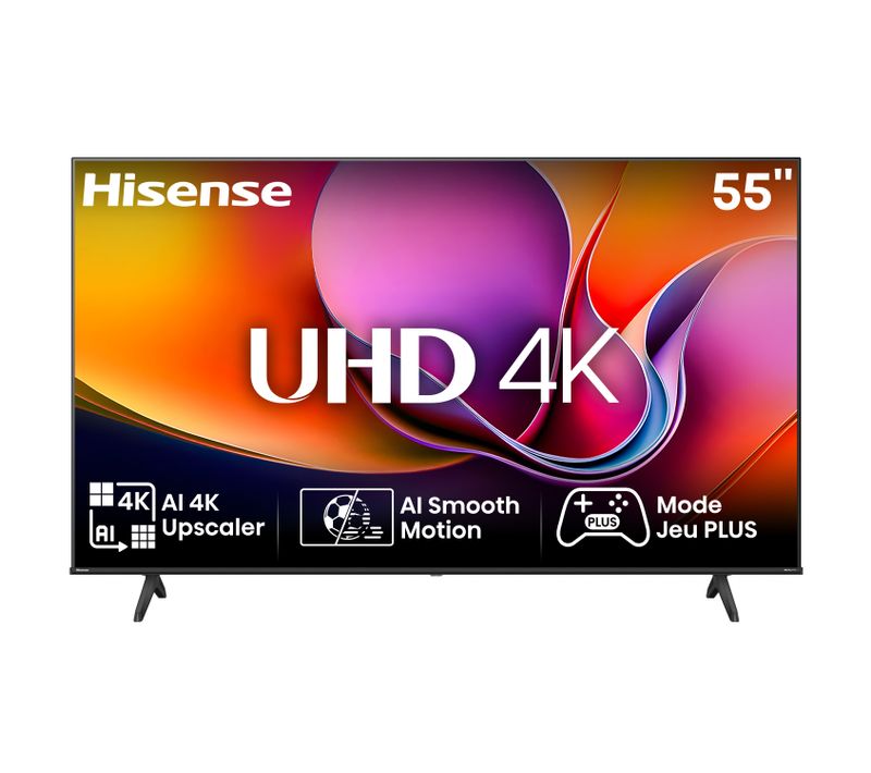 Téléviseur UHD 4K 55''139cm HISENSE 55A6Q Noir