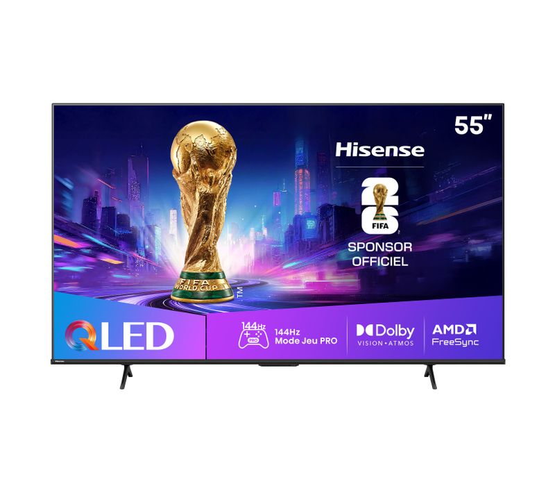 Téléviseur 4K QLED 55'' 139 cm HISENSE 55E77Q PRO