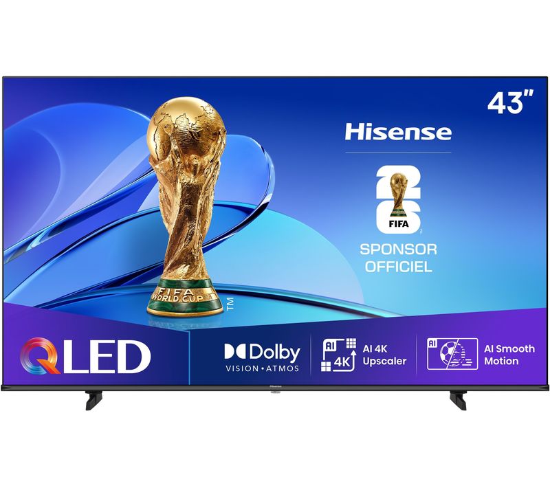 43e7q - TV Qled 43 (108 Cm) - 4k Uhd 3840x2160 - TV Connecté - 3xhdmi 2.1 - Wifi