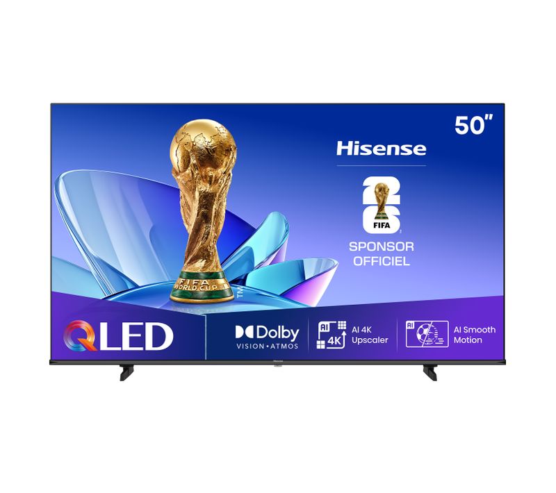 Téléviseur 4k QLED 50'' 126cm HISENSE 50E77Q Noir