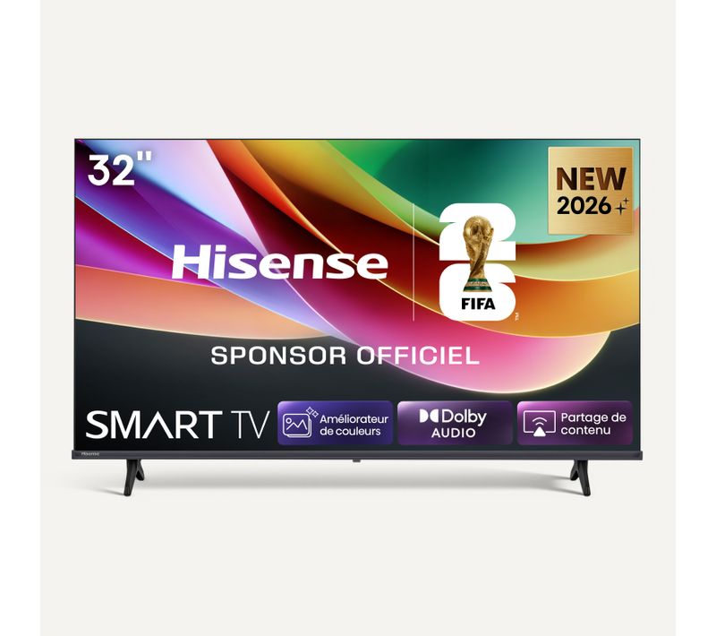 Téléviseur HD Ready 32'' 80cm HISENSE 32A4S