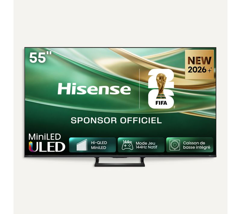 Téléviseur MiniLED 55'' 139 cm HISENSE 55E8S