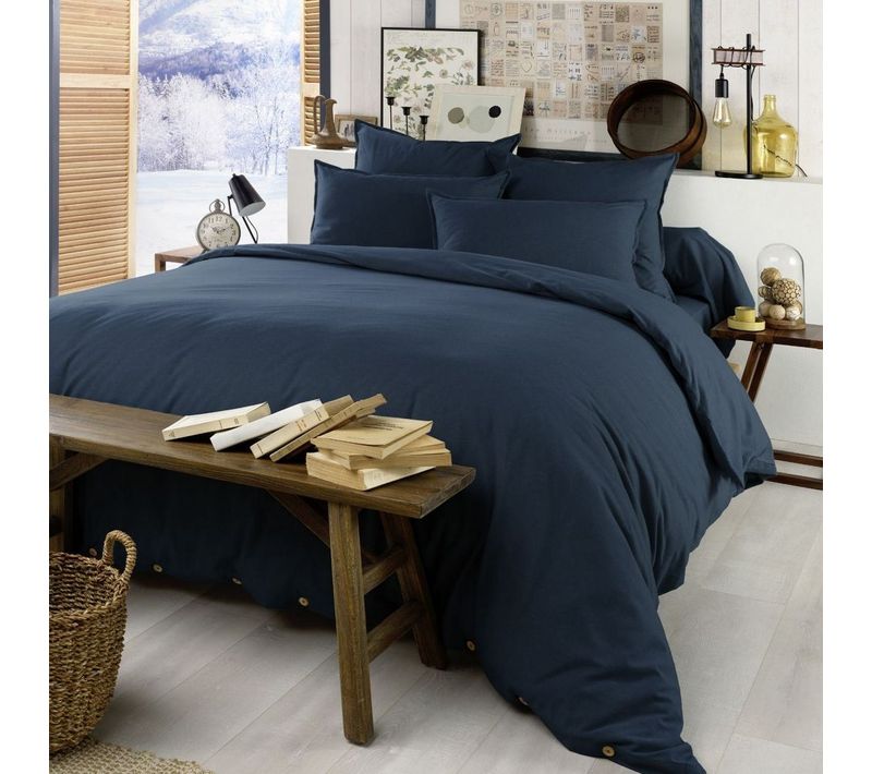 Housse De Couette 220x240 Flanelle De Coton Nuit