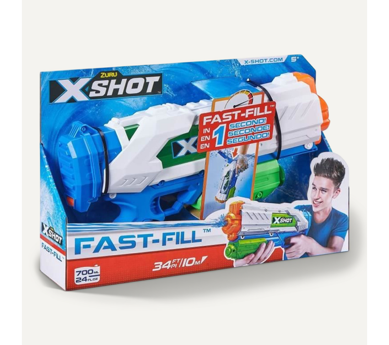 Pistolet À Eau Xshot Fast Fill Soaker Multicolore
