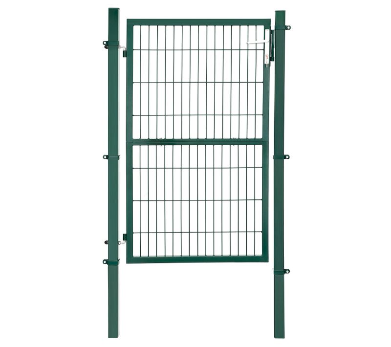 Porte De Jardin, Avec Serrure, Poignée Et Clé De Qualité, 106 X 150 Cm (l X H), Vert Ggd200l