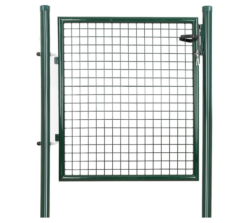 Portillon De Jardin Avec Serrure Vert