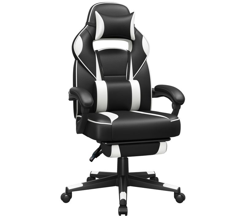 Fauteuil De Bureau, Appui-tête Réglable En Hauteur, Charge De 150 Kg, Noir