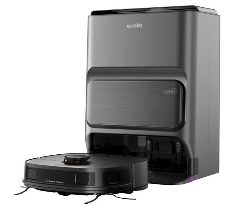 J12 Ultra - Robot Aspirateur Laveur Avec Station Automatique De Vidange - Serpilliere Rotative - Do