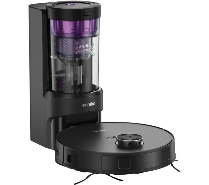 E20 Plus - Aspirateur Robot Avec Station De Vidange Automatique - 8000 Pa - Anti Enchevetrement - É