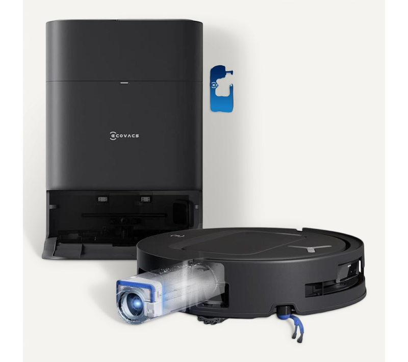 T80 Omni - Robot Aspirateur Laveur - 18 000 Pa - Nettoyage Automatique Instantané Ozmo Roller - Zer
