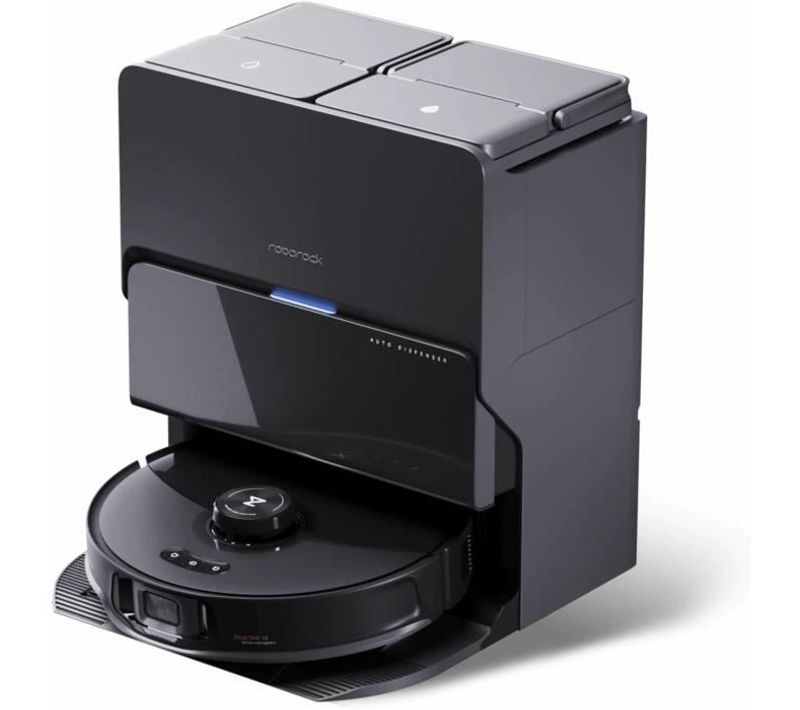 S8 Maxv Ultra Aspirateur Robot Laveur Avec Station Rockdock Ultra 8-en-1 - 10000pa - Brosse Latérale