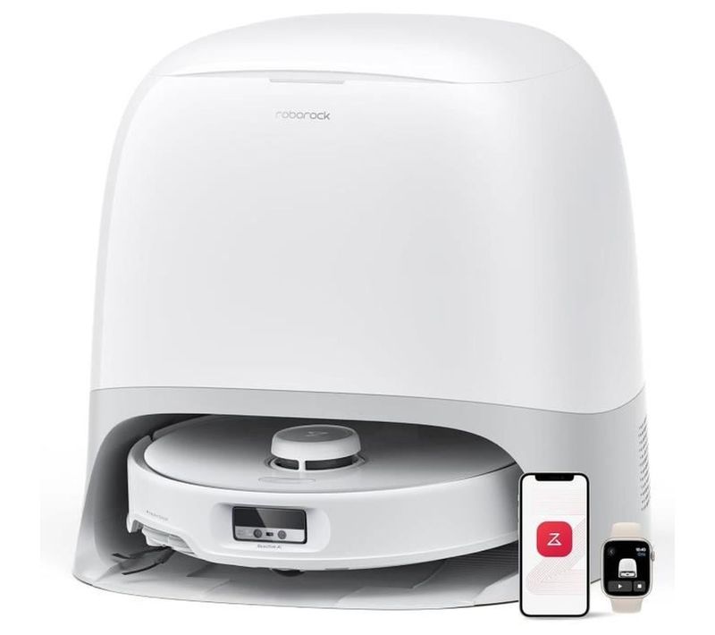 Qrevo Curv - Robot Aspirateur Laveur Avec Station Multifonction 3.0 - 18500 Pa - Systeme Anti-enche