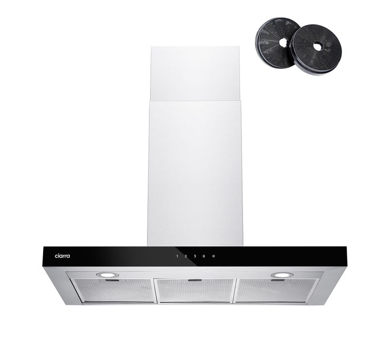 Hotte Aspirante CBCS9102-OW avec Capteur Tactile, Contrôle wifi et Application 650m³/h