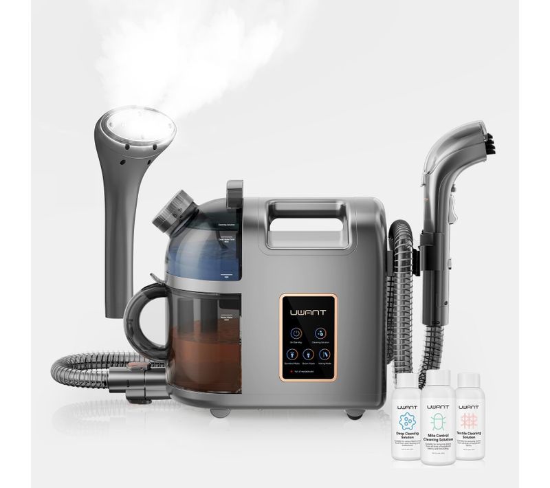 B200 Nettoyeur Canapé Vapeur 1900w, Aspirateur Textile Sec/humide 12000 Pa