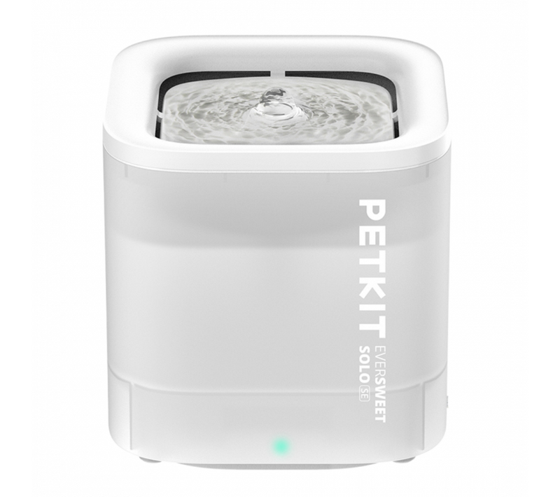 Eversweet Solo Cybertail Fontaine à Eau Pour Animaux 1.8l Blanc