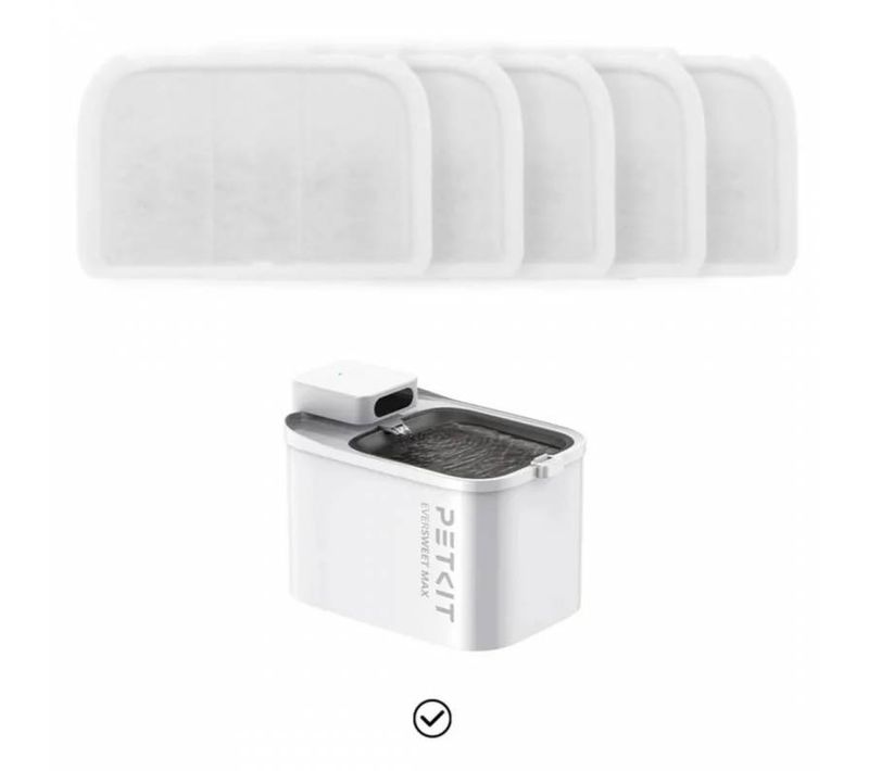 Filtres Pour Fontaine à Eau Pour Chat Et Chien, 5 Pièces à Utiliser Sur Les Modèles Eversweet Max