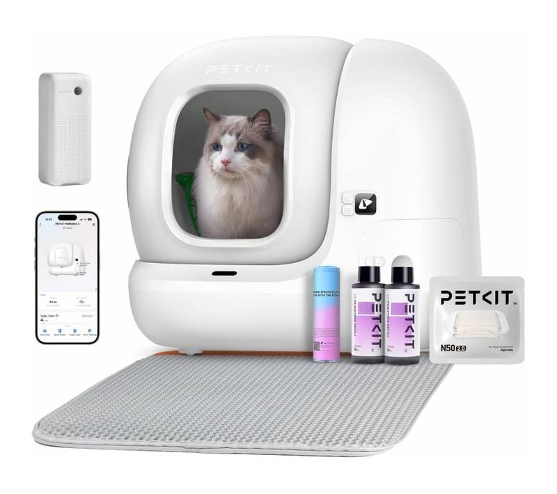 Puramax 2 Robot Litière Automatique Pour Chat - Pack Premium