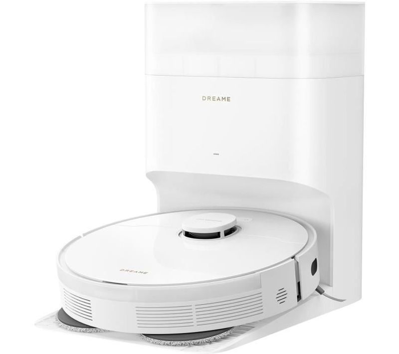 Robot Aspirateur Laveur Avec Vidage Automatique - 5200 Mah - Aspiration De 7000 Pa - Sacs De 4l