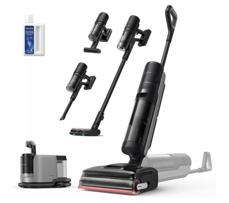 H15 Mix Aspirateur Laveur 7-en-1 - Bras Robotique Ia - Nettoyage Des Bords Triple - 23 Kpa - Lavage