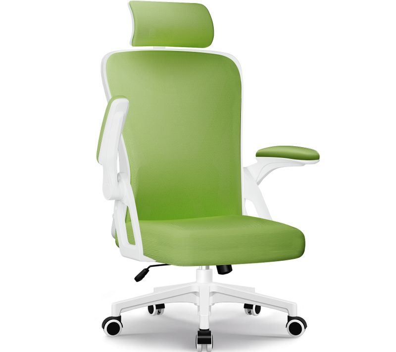Chaise De Bureau, Siège Pivotant à 360°, Hauteur Réglable, Respirant