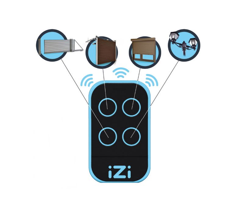 Télécommande Universelle Pour Automatismes ( Portail, Porte De Garage, Volet Etc..) Izi One 47 [...]