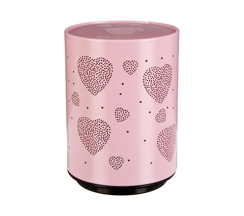 Veilleuse Push LED - Coeur Rose - Atmosphera