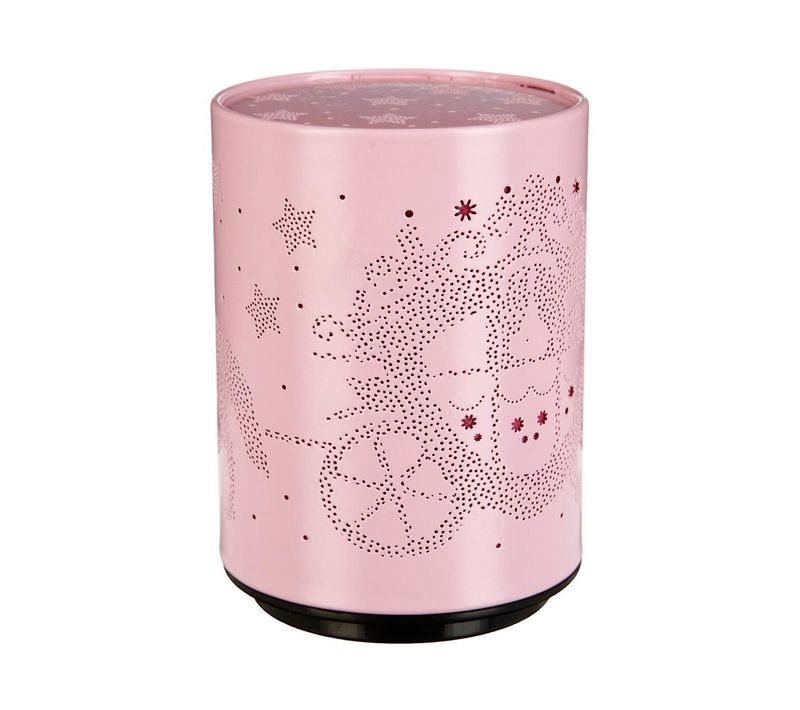Veilleuse Push LED - Carosse Rose - Atmosphera