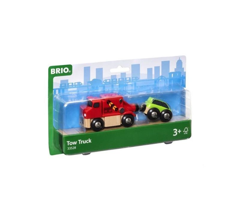 33528 Dépanneuse Accessoire Pour Circuit De Train En Bois Avec Connexions Aimantées à Partir De 3 A