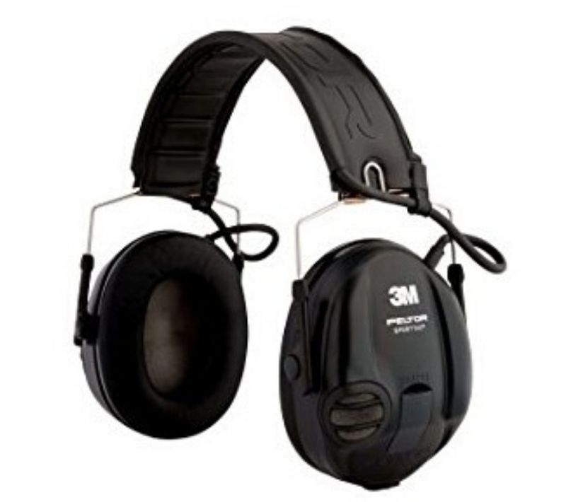 Sporttac Casque Peltor Anti Bruit Actif Spécial Chasse, Snr 26db, Noir
