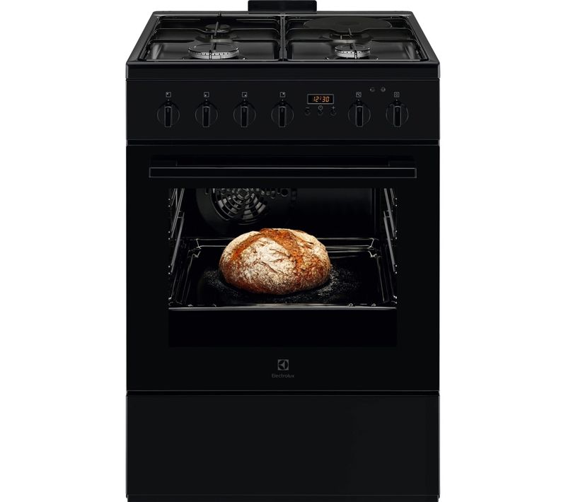 Cuisinière mixte ELECTROLUX LKM624255K 4 foyers Noir