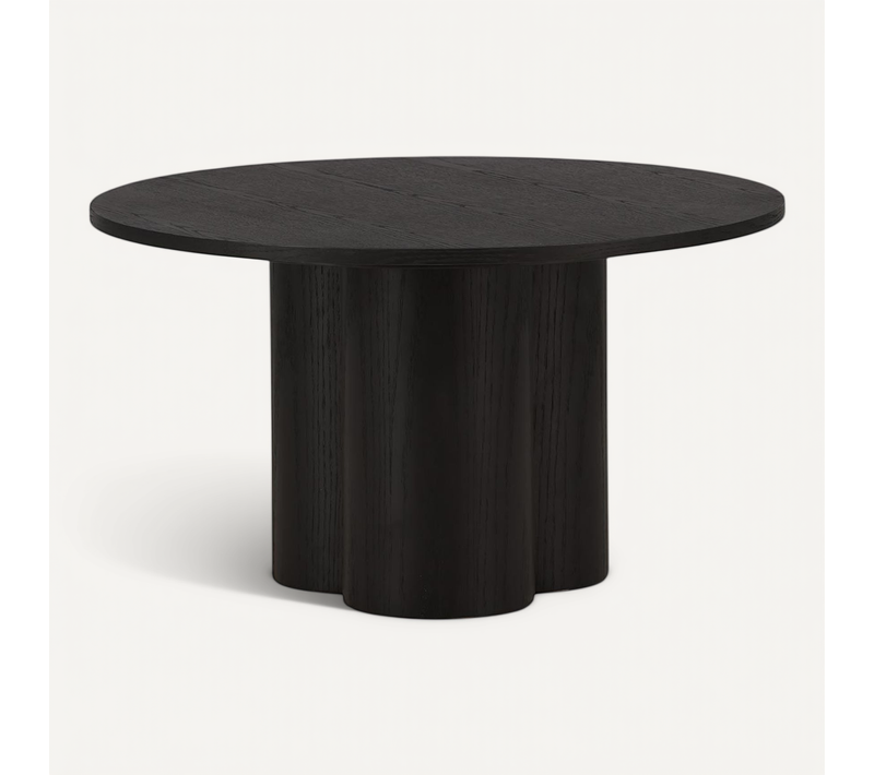 Table Basse Ronde "olivia" 80cm Noir