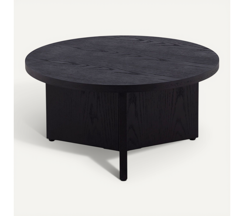 Table Basse Ronde "salto" 85cm Noir