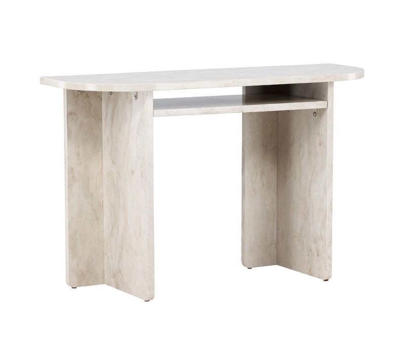 Console Effet Marbre "alesund" 120cm Beige