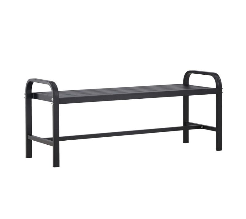 Banc De Jardin Design "cascais" 125cm Noir