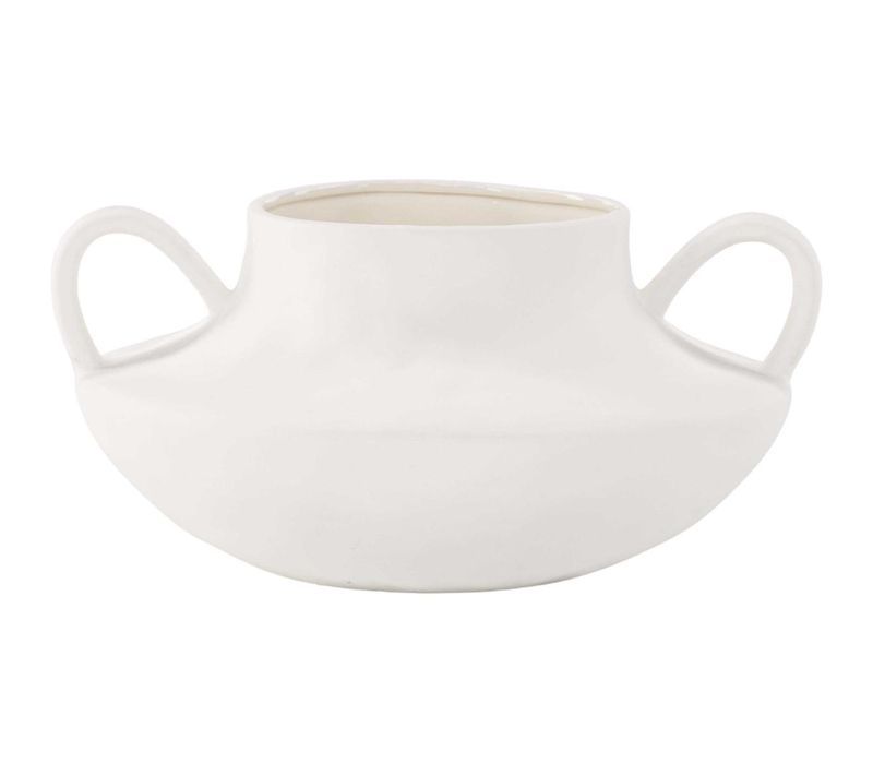 Cache Pot Holda 31x29x15 Cm Blanc Cassé