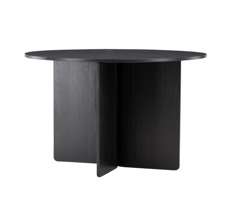 Table à Manger Ronde "tyreso" 120cm Noir