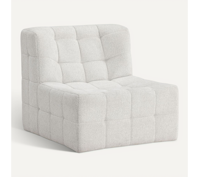 Fauteuil Design "malou" 89cm Beige