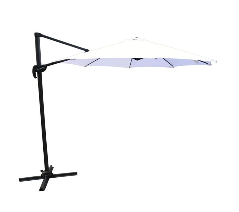 Parasol Déporté Rotatif "leeds" 300cm Blanc